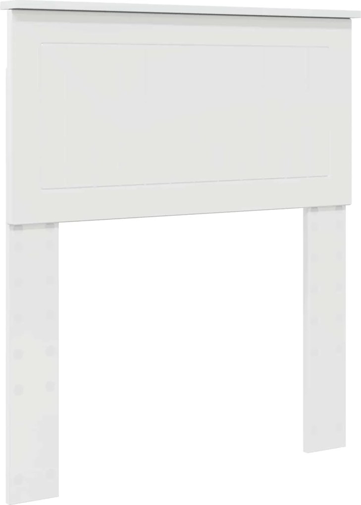 vidaXL Tăblie cap Alb Lucios 75 cm Lemn compozit