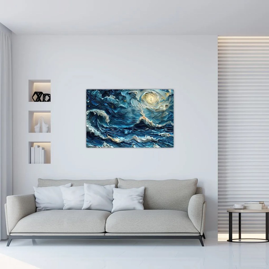 Tablou - Pictura cerului și a mării (90x60 cm)