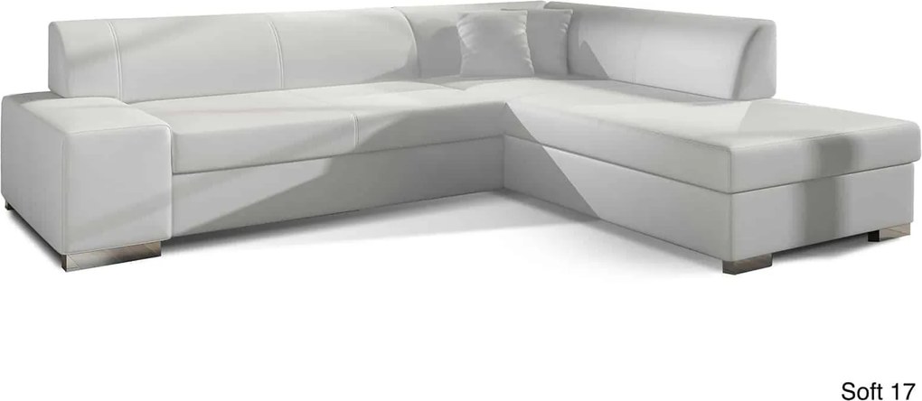 Colțar lemn masiv Extensibil Primo Depozitare 278x217cm Personalizabil - Sawana 21, Stânga