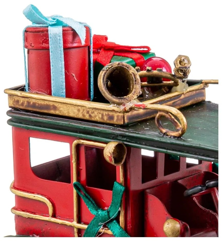 Figurină de Crăciun din metal (înălțime 8 cm) Vintage Car – Casa Selección