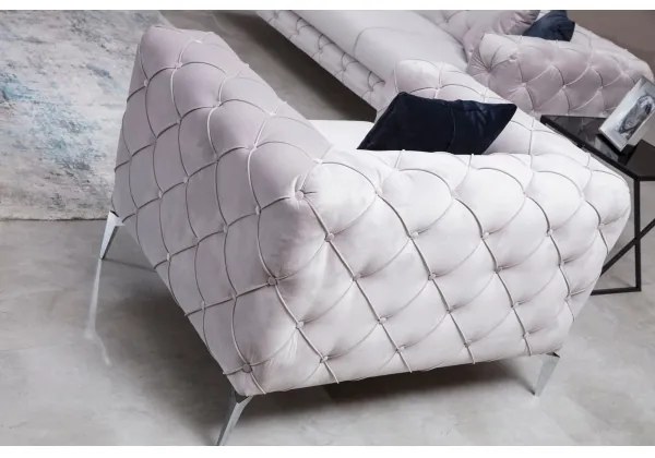 Fotoliu EUGEN, gri deschis