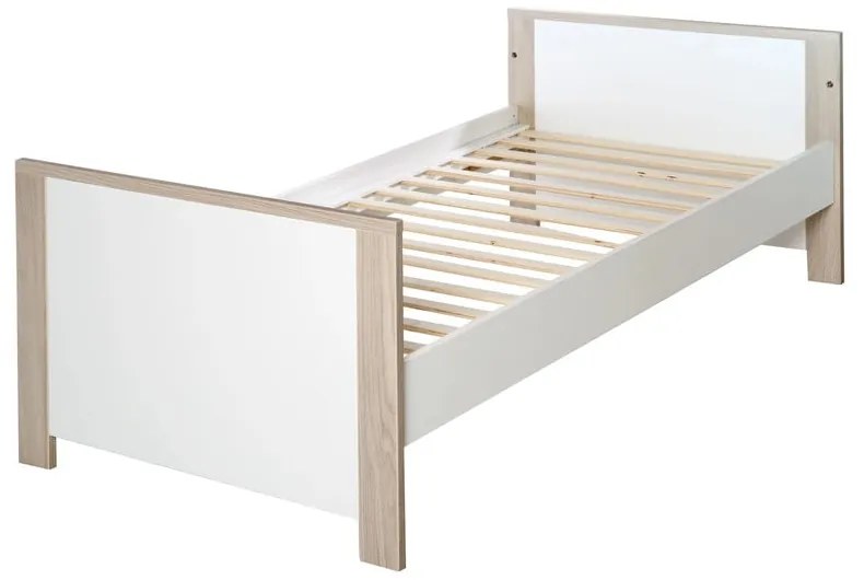 Pătuț alb-natural 70x140 cm Olaf – Roba