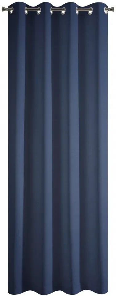 Draperie decorativă monocromă albastră 140 x 250 cm