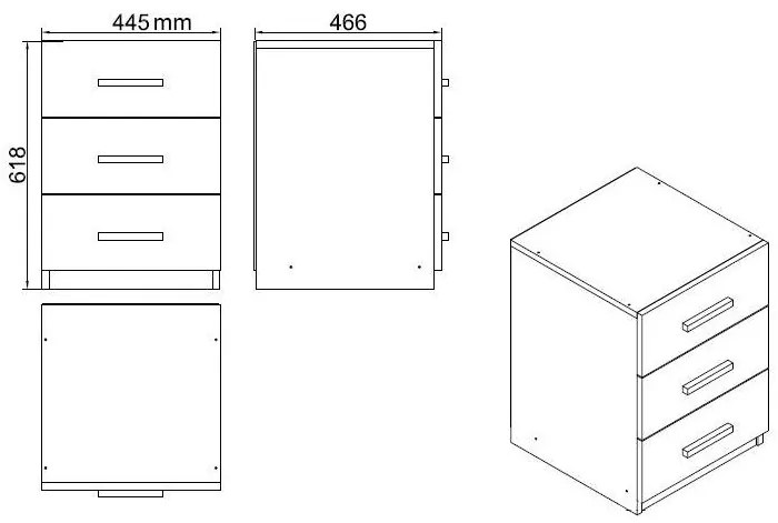 Set mobilier birou Volgenzo 13 (Stejar + negru). 1107159