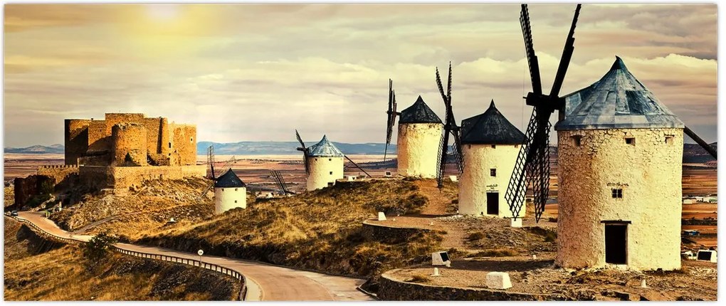 Tablou - Morile de vânt (120x50 cm)