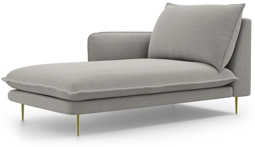 Sezlong tapitat Vienna picioare gold – L170 x l110 x h95
