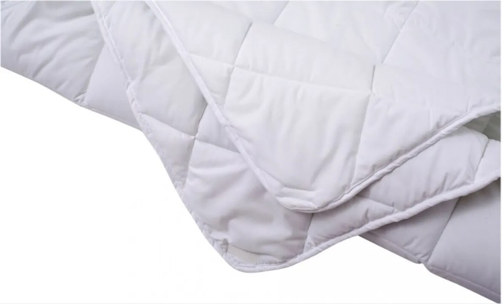 Pilota 4 Anotimpuri Alcam, microfibra, Alb, 180 X 200 cm, 250 g + 150 g