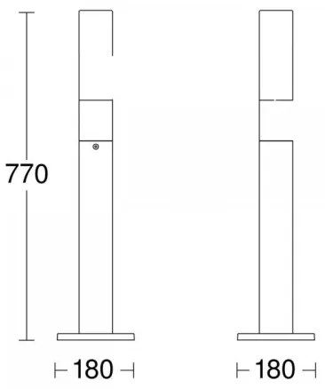 Lampă LED de exterior STEINEL 69469 GL 65 LED/8,5W/230V 3000K antracit