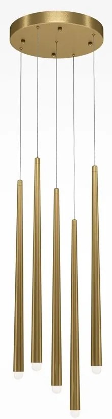 Lustra LED cu 5 pendule stil minimalist modern Cascade alama