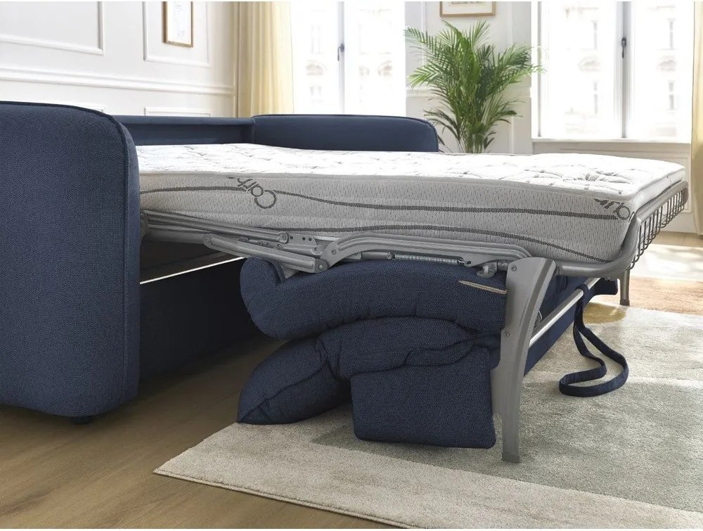 Canapea albastru-închis 216 cm Achille – Bobochic Paris