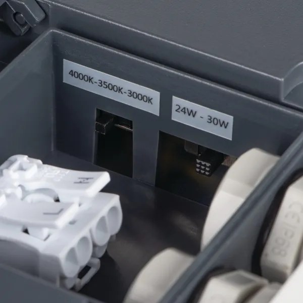 Plafonieră LED de exterior cu senzor Kanlux 38780 BENO 24/30W/230V 3000/3500/4000K IP65 antracit