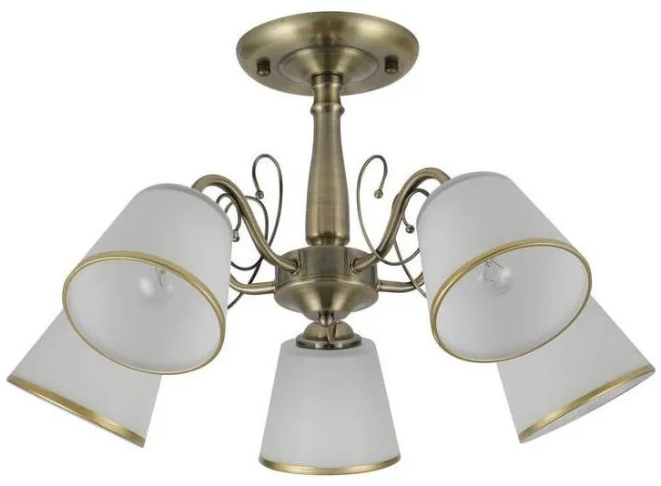 Candelabru cu tijă LOSANNA, 5 x E14, 40 W, 230 V, alamă