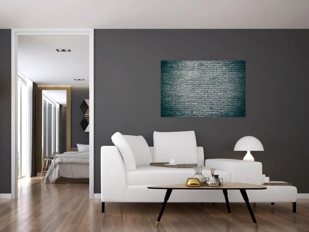 Tabloul cu perete din cărămidă (90x60 cm)