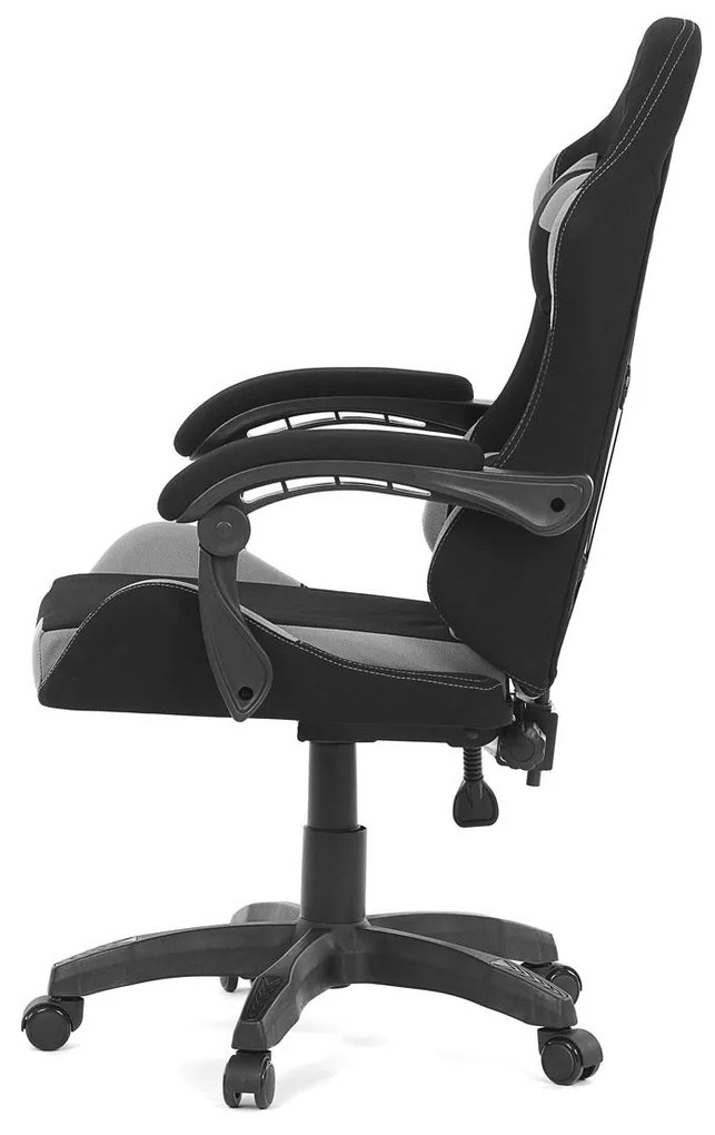 Fotoliu gaming Kvantirasa (negru + gri). 1120335