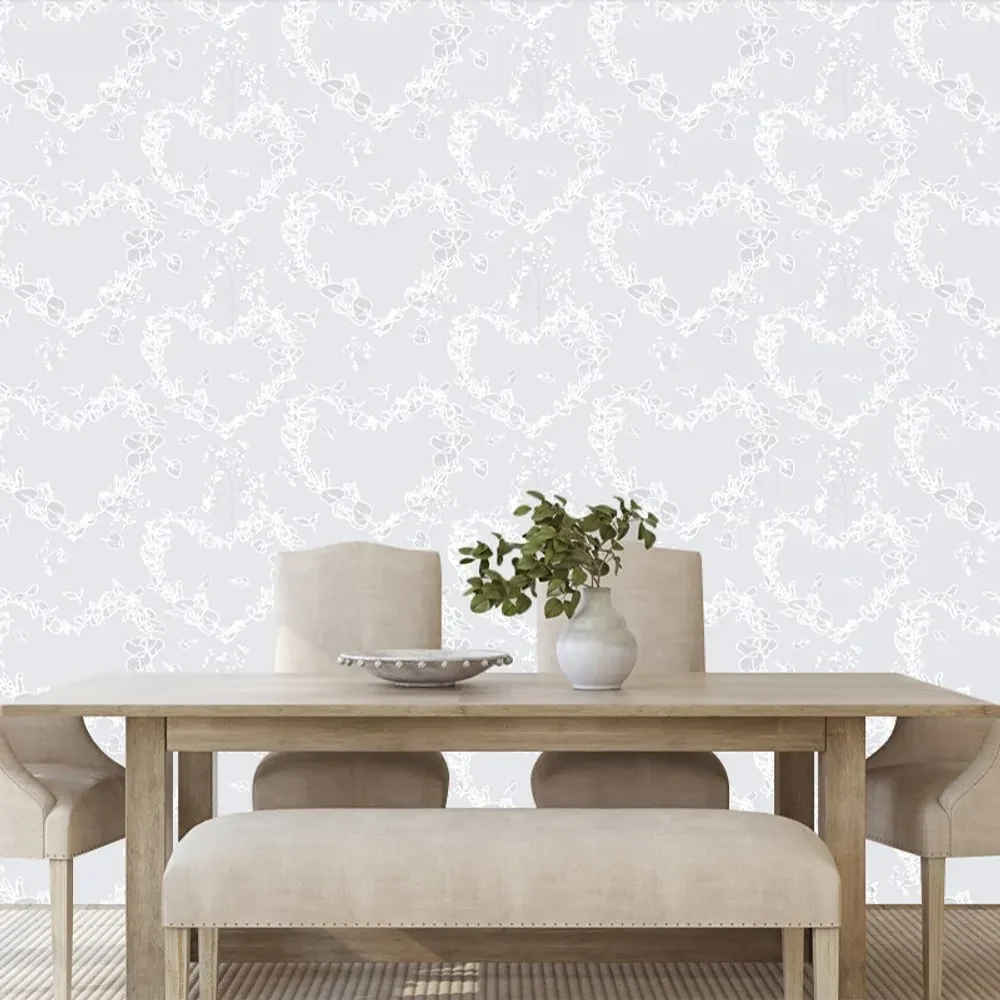 Tapet inimă populară în design gri