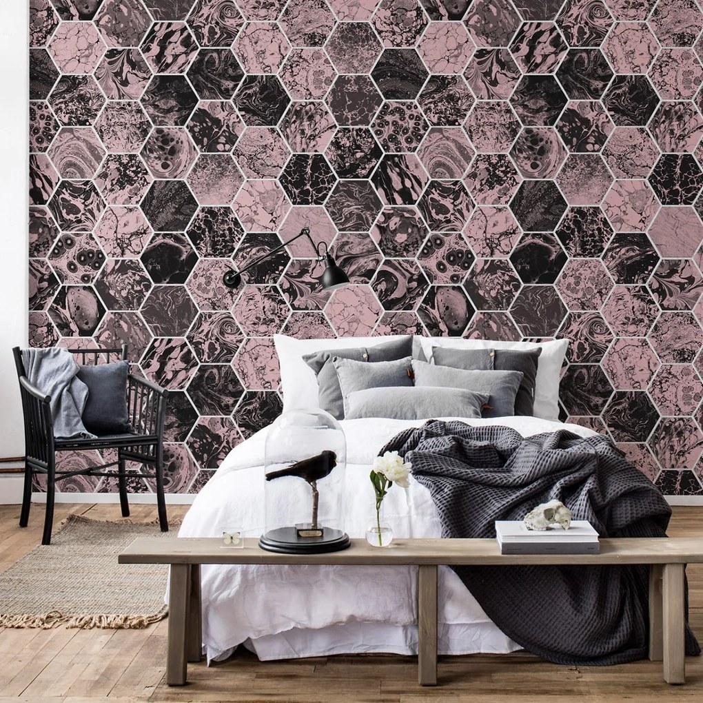 Fototapet, Mixed Memories, Dusty Pink, Rebel Walls