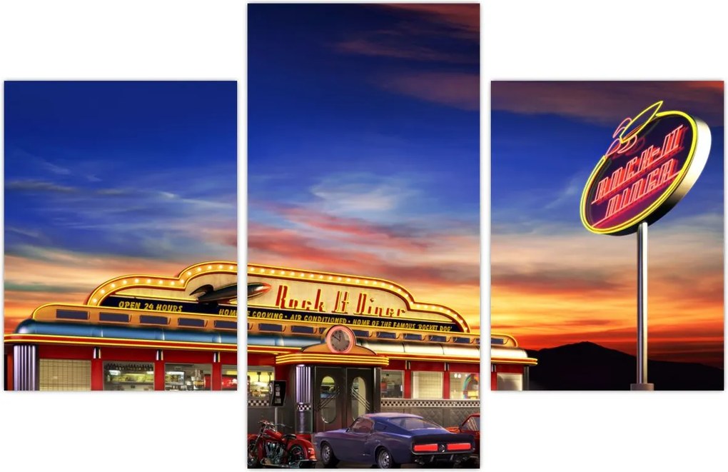 Tablou - Bar de seară (90x60 cm)