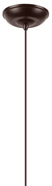 Lustră LED pe cablu NOEL MINI 1xE27/60W/230V maro