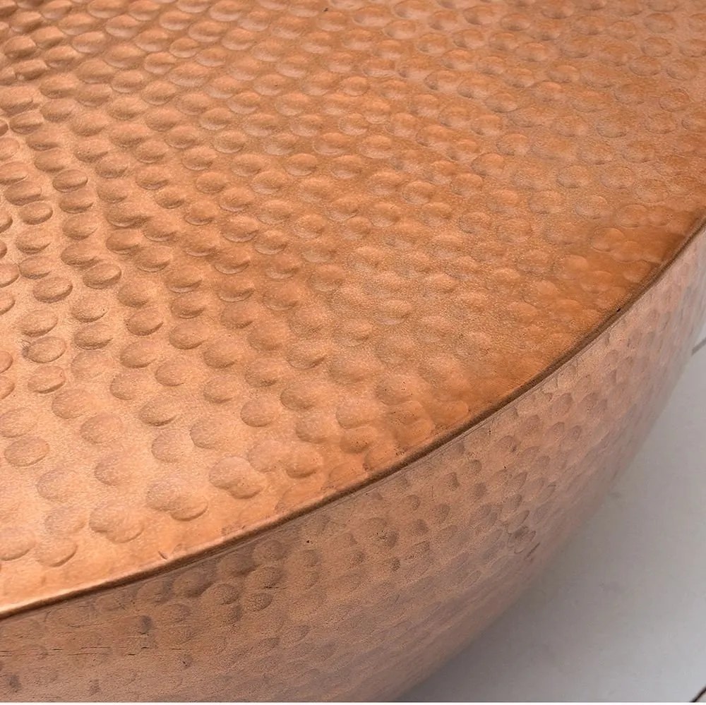 Masuta Living eleganta din metal Optik 70cm cupru A-37912 VC