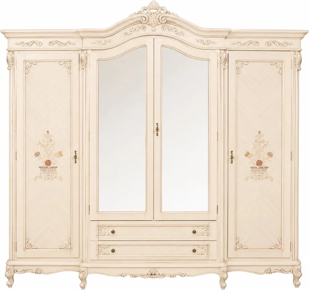 Dulap lemn masiv Isadora, 260 × 66 × 245 cm