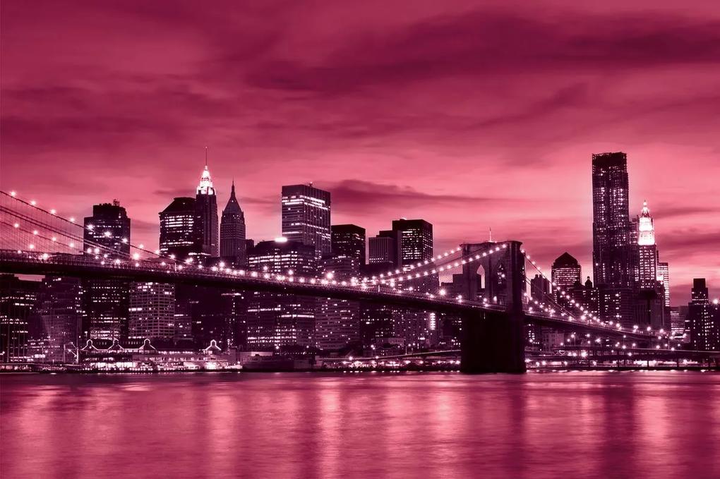 Fototapet - New York Brooklyn Bridge City (254x184 cm), în 8 de alte dimensiuni noi