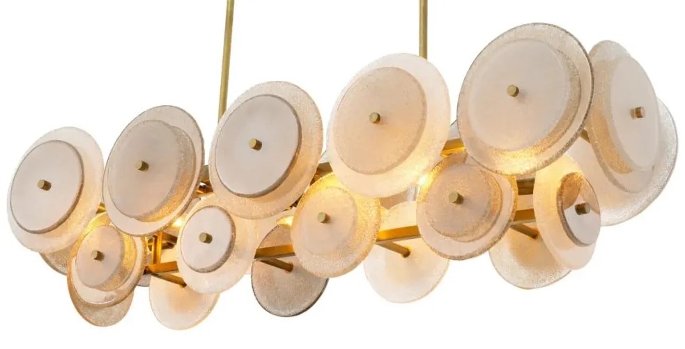 Candelabru design LUX, Sticla, Fumuriu, Hyde
