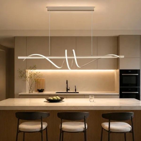 BRILAGI - lustru LED dimabil pe cablu SIGNATURE LED/50W/230V 120 cm bej + telecomandă