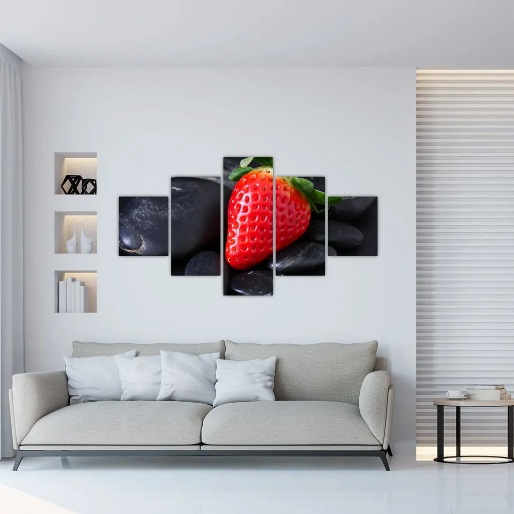 Tablou - căpșună (125x70 cm), în 40 de alte dimensiuni noi