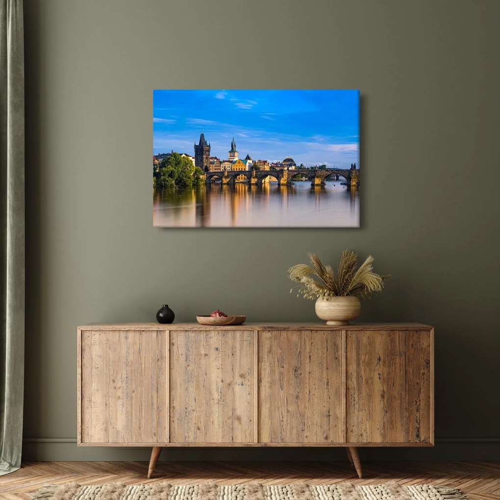 Tablou cu podul Carol (90x60 cm)
