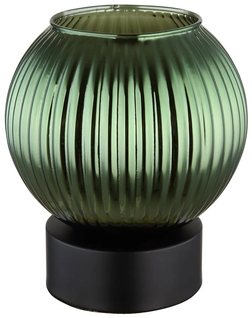Veioza/Lampa de masa design modern ZUMBA negru/verde