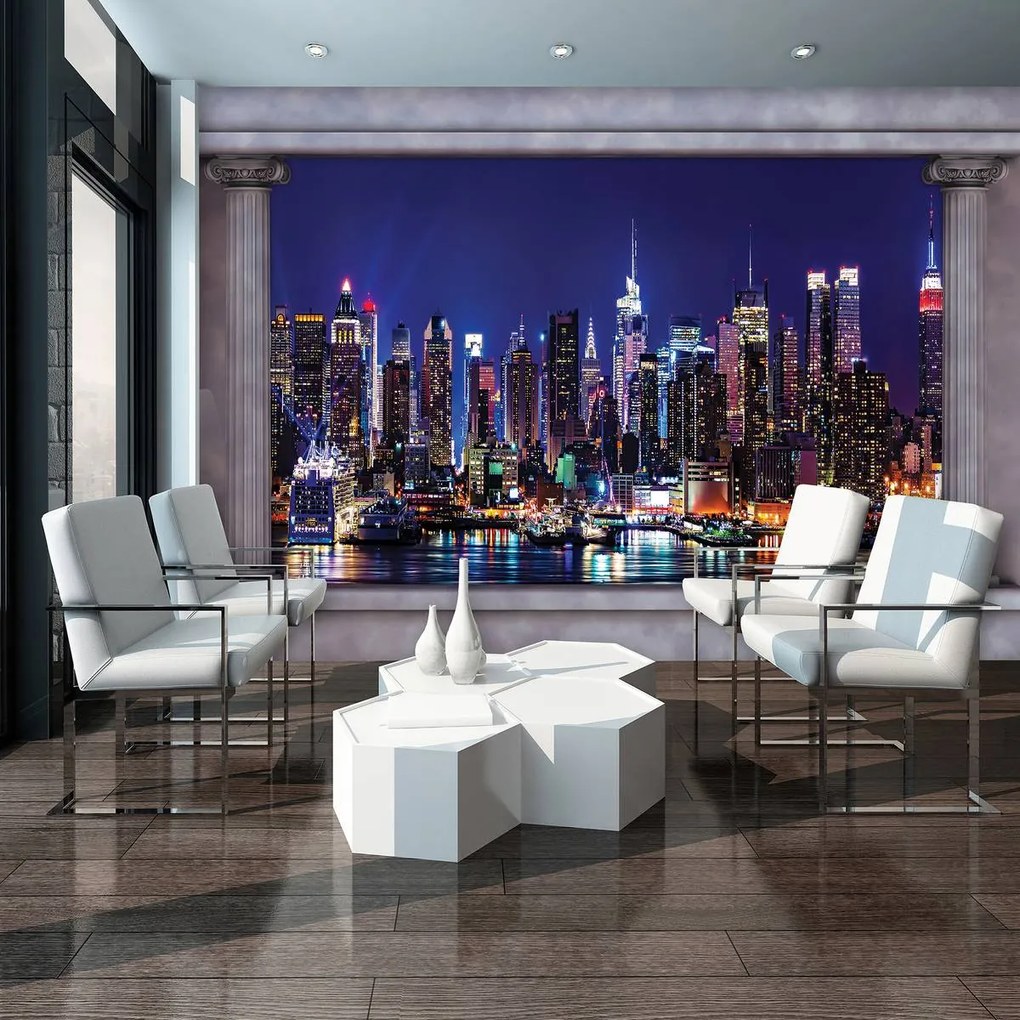 Fototapet - New York noaptea (152,5x104 cm)