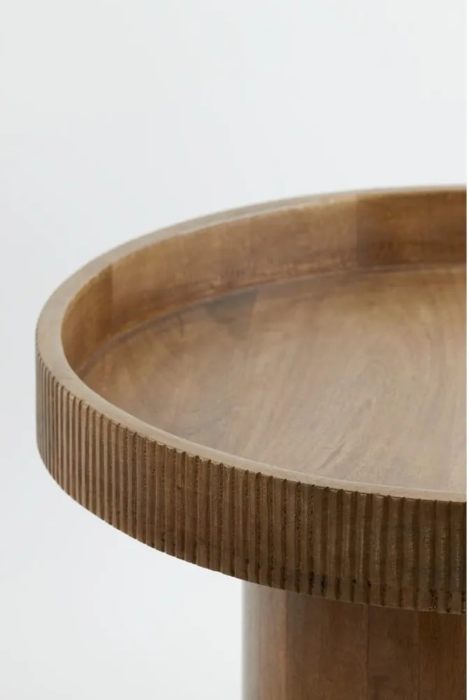 Măsuță auxiliară rotundă din lemn de mango ø 50 cm Kalomo – Light & Living