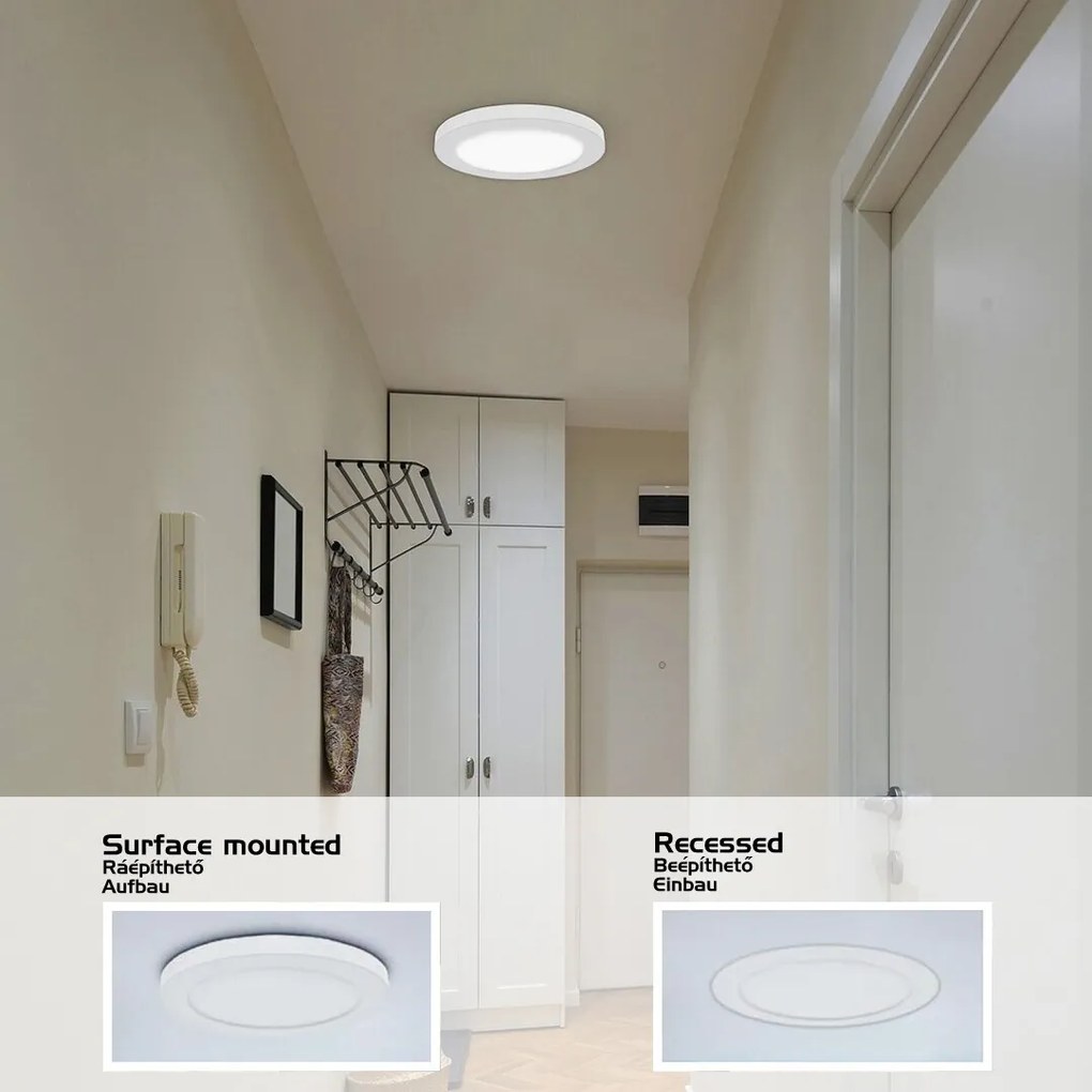 Plafoniera LED cu senzor de miscare Sonnet 33cm