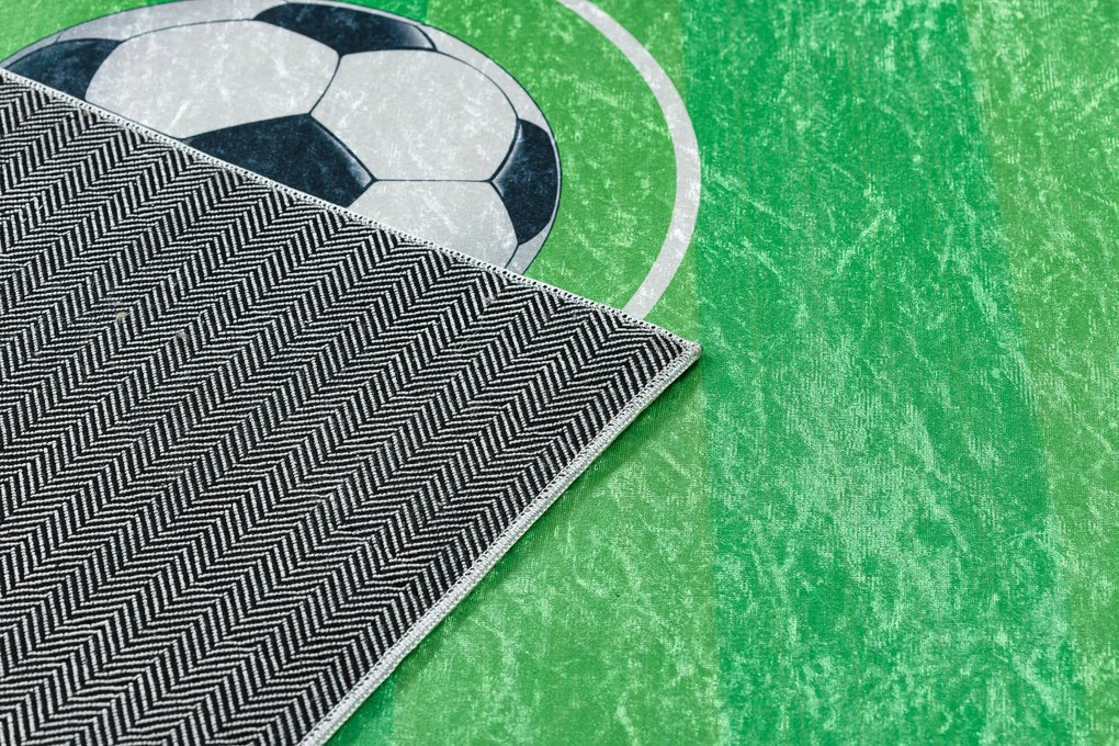 BAMBINO 9731 covor lavabil Teren, fotbal pentru copii anti-alunecare - verde