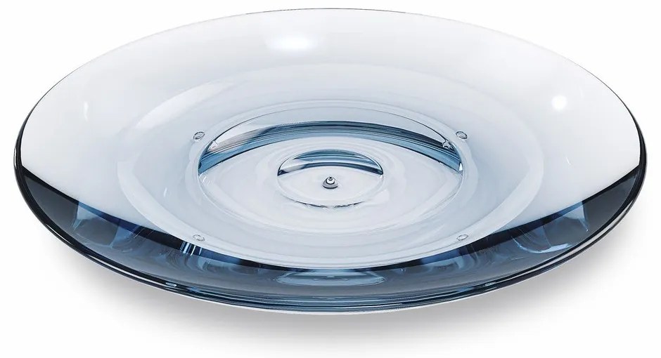 Săpunieră albastră din plastic Droplet – Umbra