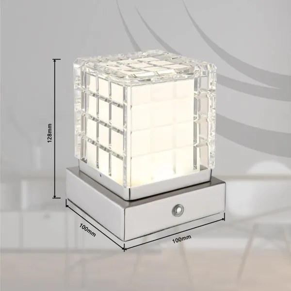 Globo 21009W - Lampă de birou LED LUNKI, dimabilă, 2,5W, 3,7V