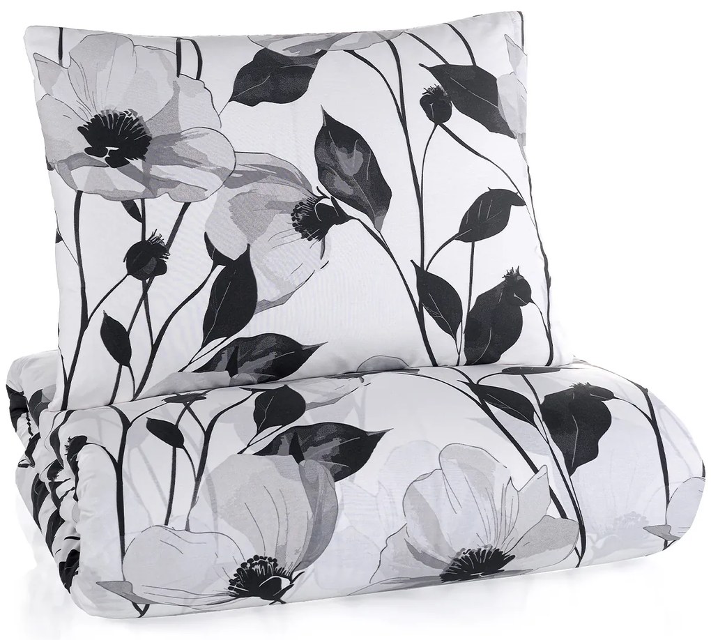 Lenjerie de pat din bumbac renforcé 4Home Monochrome Bloom , 140 x 200 cm, 70 x 90 cm