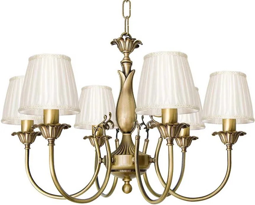 Candelabru din alama cu motiv floral stilizat Ginevra