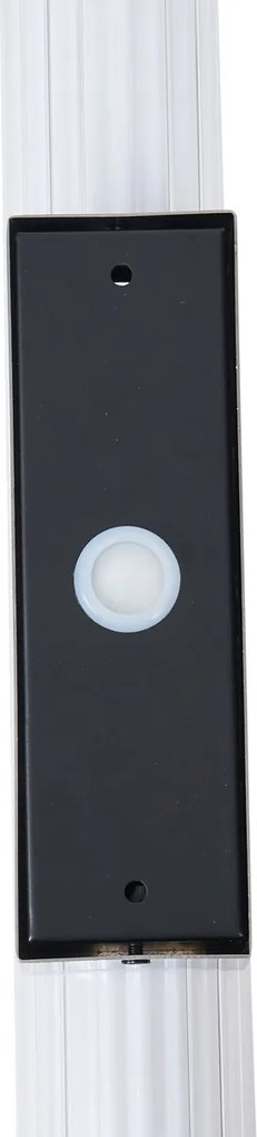 Lampă de perete retro Gunmetal 80,4 cm incl. LED IP44 - Coco