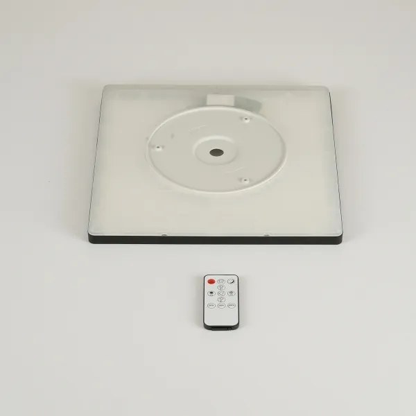 Brilagi - Plafonieră LED dimabilă ULTRA SLIM LED/18W/230V 30x30 cm neagră + telecomandă