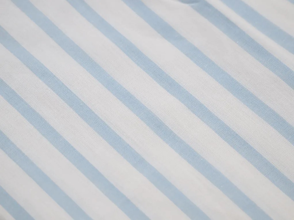 Lenjerie de pat din bumbac STRIP BLUE albastru deschis Dimensiune lenjerie de pat: 70 x 90 cm | 140 x 200 cm