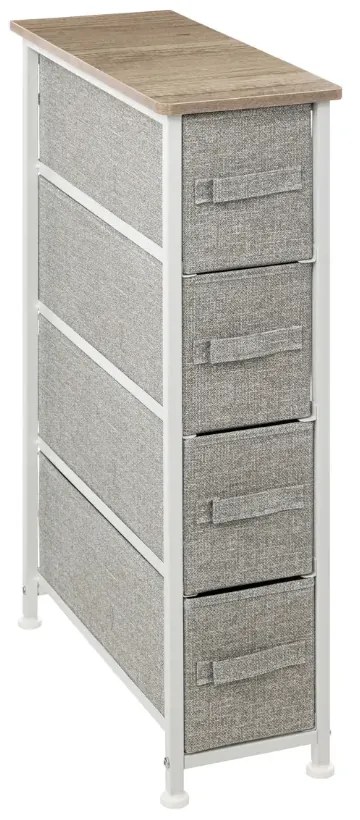 Etajera Drawer, 4 sertare, 20 x 48 x H 75 cm