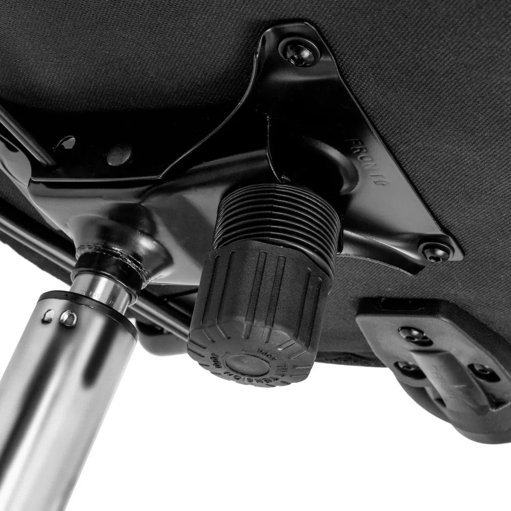 Scaun rotativ Lincoln negru-roșu