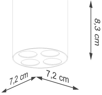 Spot LED Sollux SL.1209 ZOE LED/9W/230V alb