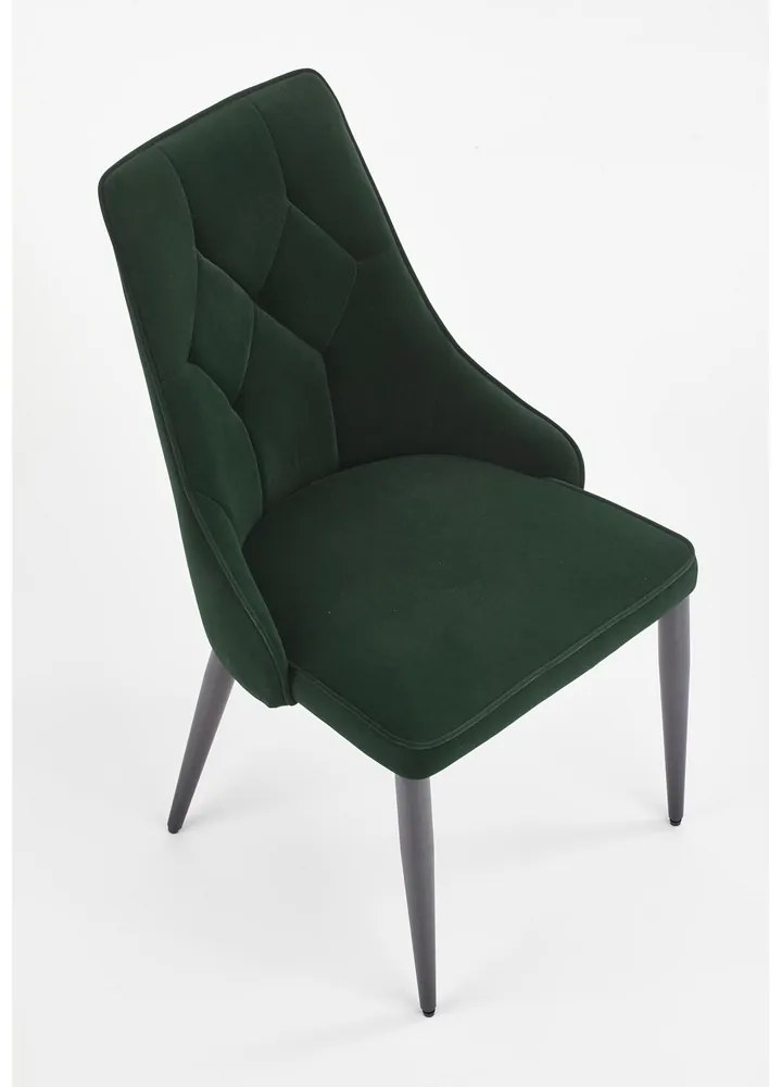 Scaun de bucaterie Marien, verde/negru