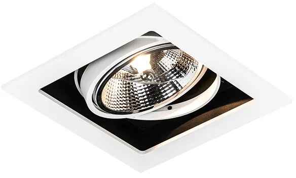 Spot modern îngropat alb 18 cm reglabil - Artemis 111