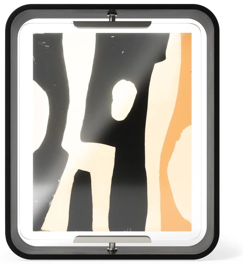 Ramă foto neagră cu picior de susținere din lemn 26x31,5 cm Bellwood – Umbra