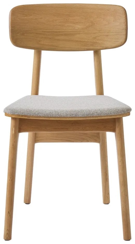 Scaun de dining bej/în culoare naturală Livo – Unique Furniture