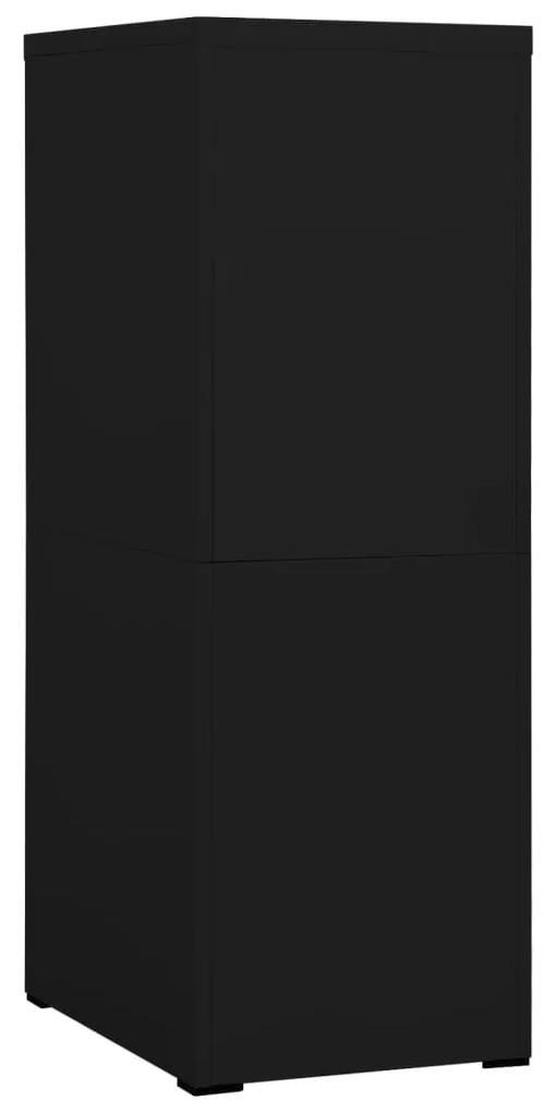 Fiset, negru, 46x62x133 cm, otel Negru, 46 x 62 x 133 cm