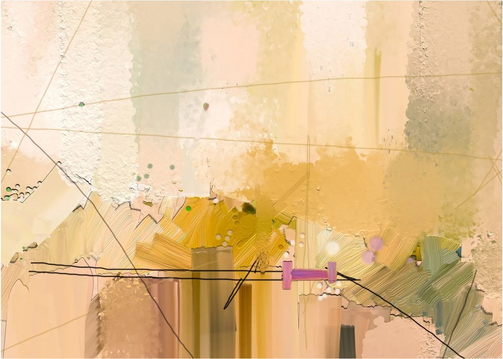 Tablou - Abstract, pictură în ulei (70x50 cm)